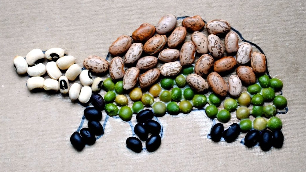 Mosaic Art with Beans